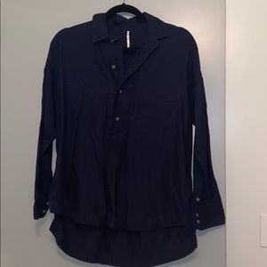 Free people denim long sleeve